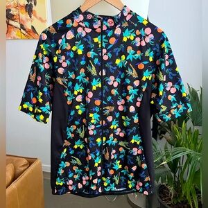 Fat Lass At the Back Fruit Patterned Cycling Jersey